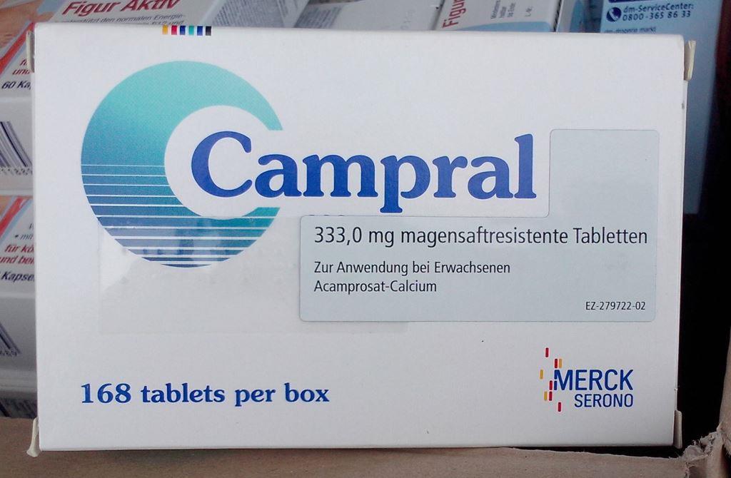 Campral坎普拉尔阿坎酸钙缓释片acamprosate