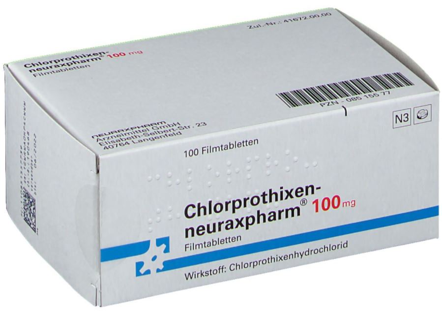 氯普噻吨 chlorprothixen 泰尔登, 氯丙硫蒽